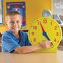 Imagem de Recursos de aprendizagem Relógio de Aprendizagem Grande Tempo, Relógio Analógico, Homeschool, 12 Horas, Desenvolvimento de Matemática Básica, Idades 5+