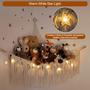 Imagem de Rede de Armazenamento de Brinquedos Hammock Macramê ANROYE com Luz de Estrelas