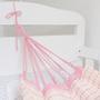 Imagem de Rede de dormir para berço de bebê 100% algodão várias cores