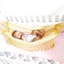 Imagem de Rede de dormir para berço de bebê 100% algodão várias cores