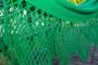 Imagem de Rede de Dormir Verde Bandeira Luxo Casal 100% Algodão