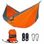 Imagem de Rede dormir de camping nautika kokun solteiro laranja