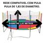 Imagem de Rede / Tela Proteção Colorida Para Pula Pula De 1,83 Metros