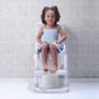 Imagem de Redutor Assento Sanitario Infantil Com Escada Rosa Pimpolho