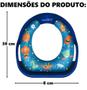Imagem de Redutor de Assento Azul Multikids Poop-A-Doop Compatível Com a Maioria dos Vasos Sanitários