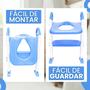 Imagem de Redutor De Assento Infantil Com Escada Para Vaso Sanitário Troninho Antiderrapante Dobrável e Portátil
