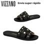 Imagem de Ref 6363.135 - Chinelo Feminino Vizzano Slide Com Tachas