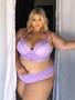 Imagem de REF745 - Conjunto Lingerie Plus Size com Detalhes em Renda e Calcinha em Renda na Parte de Trás
