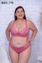 Imagem de REF779 - Conjunto Lingerie Plus Size com Detalhes em Renda no Sutiã e Calcinha em Renda