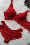 Imagem de REF800 - Conjunto Lingerie Top Bojo e Calcinha Renda com Detalhe Transado