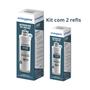 Imagem de Refil Compatível Purificadores Electrolux PE11B-PE11X-PC42B-PC42X-PH41B-PH41X  Kit 2 Acquabios