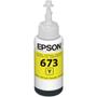 Imagem de Refil de tinta epson t673420 amarelo 70 ml l800 l805 l810 l850 l1800  