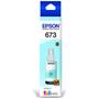 Imagem de Refíl Epson T673 Ciano Claro, 70ml, Para Impressoras L800 / L805 / L810 / L850 / L1800 - T673520AL