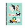 Imagem de Refil P/ Caderno Argolado Colegial Tiliflex Purr Cat 80f - Tilibra