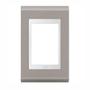 Imagem de  refinatto placa 4x2 3 posições style branco/argila  - weg