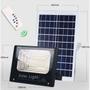 Imagem de Refletor 150W + Painel Solar Led Branco Frio IP66 com Controle Remoto