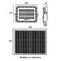 Imagem de Refletor Blumenau LED Tech Solar 100W 6.500K