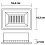 Imagem de Refletor Holofote Led 100w Luz Branca 6500k Ip66 Galaxy Led