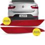 Imagem de Refletor Lanterna Olho de Gato Para-Choque Traseiro Fiat Grand Siena 2012 2013 2014 2015 2016 2017 2018 2019 2020 2021