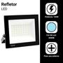 Imagem de Refletor Led 100w Holofote Bivolt Prova D'água Luz Branco Frio