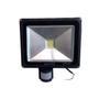 Imagem de REFLETOR LED 30W HOLOFOTE IP66 6500k BRANCO FRIO COM SENSOR