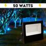 Imagem de Refletor LED 50W RGB Colorido SMD Ip66 Uso Externo Resistente Água Bivolt