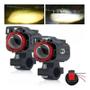 Imagem de Refletor LED 70W High/Low para Motocicleta - Par com Flanges