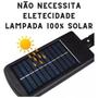 Imagem de Refletor Led Energia Solar Sensor Presença Super Potente luz Grande 6 Placas 48 COB Quadrado