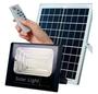 Imagem de Refletor Led Holofote 200w Com Placa Solar Bateria A Prova Dagua Com Controle