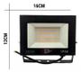 Imagem de Refletor Led Luz Amarela 100w A Prova De Água 3000k Bivolt Quintal IP66 Decoração