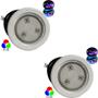 Imagem de Refletor LED RGB 4.5w para Piscinas de Fibra 2 Unidades 124025 FLUIDRA