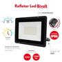 Imagem de Refletor Led Slim Tamanho 320x230mm Bivolt:127-220V 150W 5.500K Com 12.000 Lúmens Fria