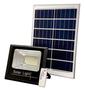 Imagem de Refletor Led Solar Holofote  ATP 400W Com Placa Bateria Prova Dágua Aluminio