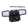 Imagem de Refletor Placa Solar 3 cabeças 82 LEDs Sensor Interno e Externo Prova d'água Cor Branco Frio