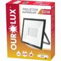 Imagem de Refletor Projetor LED 100W Bivolt SLIM OUROLUX