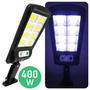 Imagem de Refletor Solar Em LED Potência 400W Sem Fio Com Sensor de Presença e Controle Remoto LKY0035
