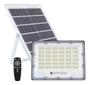 Imagem de Refletor Solar Led 100W Placa Bateria Recarregavel Luz 6500K