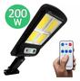 Imagem de Refletor Solar Sem fio Sensor Presença 200w Para Noite IP65 Com Controle DY8786
