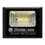 Imagem de Refletor Solar Zinnia ZRS40, Led, 40W, Bateria 1800Mah, Com Controle Remoto, IP67, ZNE-ZRS40V2-01