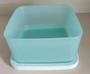 Imagem de Refri Line Quadrado 650ml Aquamarine Tupperware