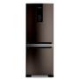 Imagem de Refrigerador de 02 Portas Brastemp Frost Free Inverse A+++ 447 Litros Black Inox com Smart Flow e Fresh Box - BRE57FE