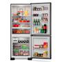 Imagem de Refrigerador de 02 Portas Brastemp Frost Free Inverse A+++ 447 Litros Black Inox com Smart Flow e Fresh Box - BRE57FE