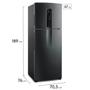 Imagem de Refrigerador de 02 Portas Electrolux Frost Free com 480 Litros Efficient com AutoSense Inverter Black Inox Look - IT70B