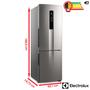 Imagem de Refrigerador Electrolux Frost Free 400L Efficient AutoSense Inverse cor Inox Look (DB44S)