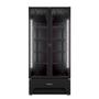 Imagem de Refrigerador Expositor, Porta Dupla Slim  VB70 Optima All Black Metalfrio 220v 752L