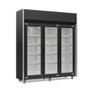 Imagem de Refrigerador Expositor Vertical 1200 Litros Preto 220V Gelopar GEAS-3P