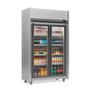 Imagem de Refrigerador Expositor Vertical 820 Litros Inox 220V Gelopar GEAS-2P