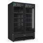 Imagem de Refrigerador Expositor Vertical Bebidas Duas Portas Vidro 1164l Vbm3ah All Black Bivolt - Metalfrio