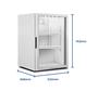Imagem de Refrigerador Expositor Vertical Para Bebidas 85 Litros VB11RB Counter Top Branco 220V Metalfrio