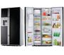 Imagem de Refrigerador GE Side By Side / Metal Black / 548 Litros / 110V